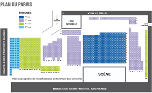 plan parvis saint michel festival de Musique de Menton 2010